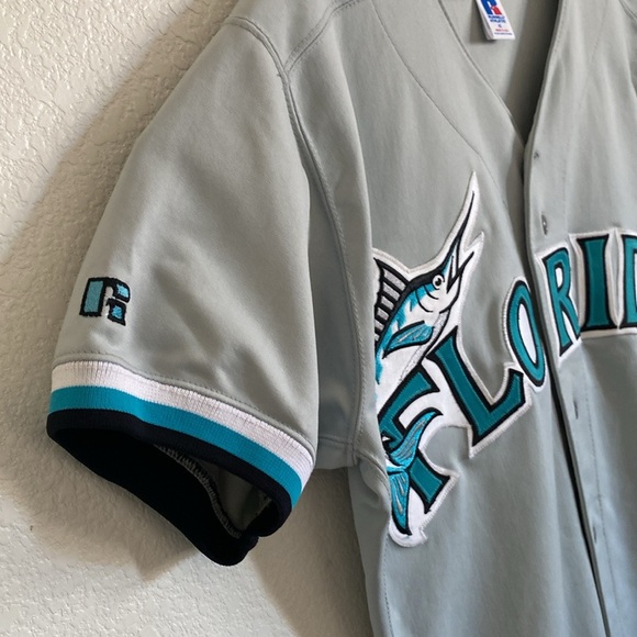 RUSSELL Athletic Authentic Diamond Collection MLB Florida Marlins 90’S Jersey 40 - Picture 4 of 11
